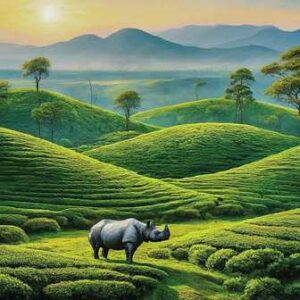 Assam: Land of tea plantations and one-horned rhinoceros